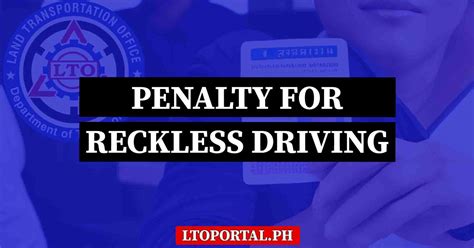 reckless imprudence resulting in damage to property penalty|Reckless Driving Penalty in the Philippines .